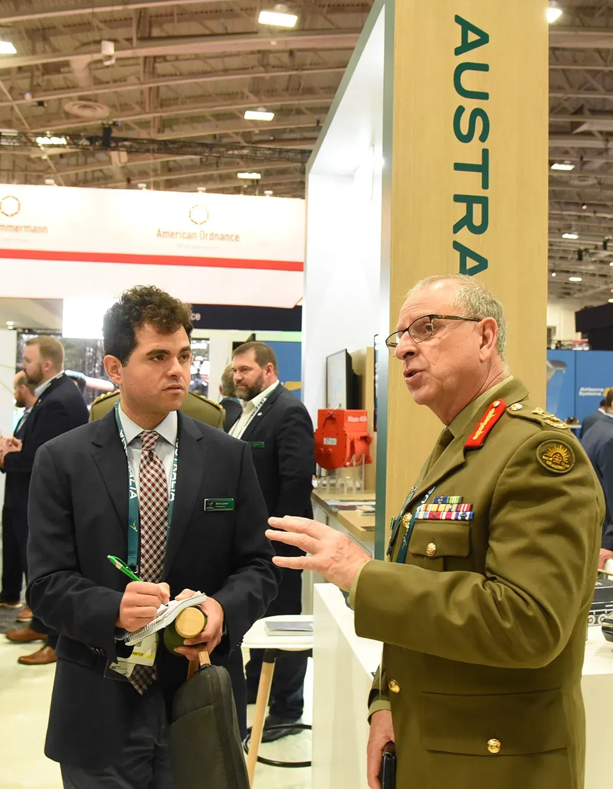Major General David Coghlan speaking with Brian Cantor from EXTAG Custom Asset Management