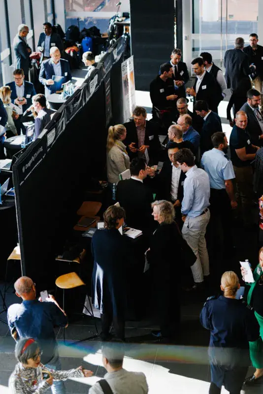 Lan Tran, CRO of EXTAG, at the Canberra Innovative Showcase at the Australian Defence Force Academy